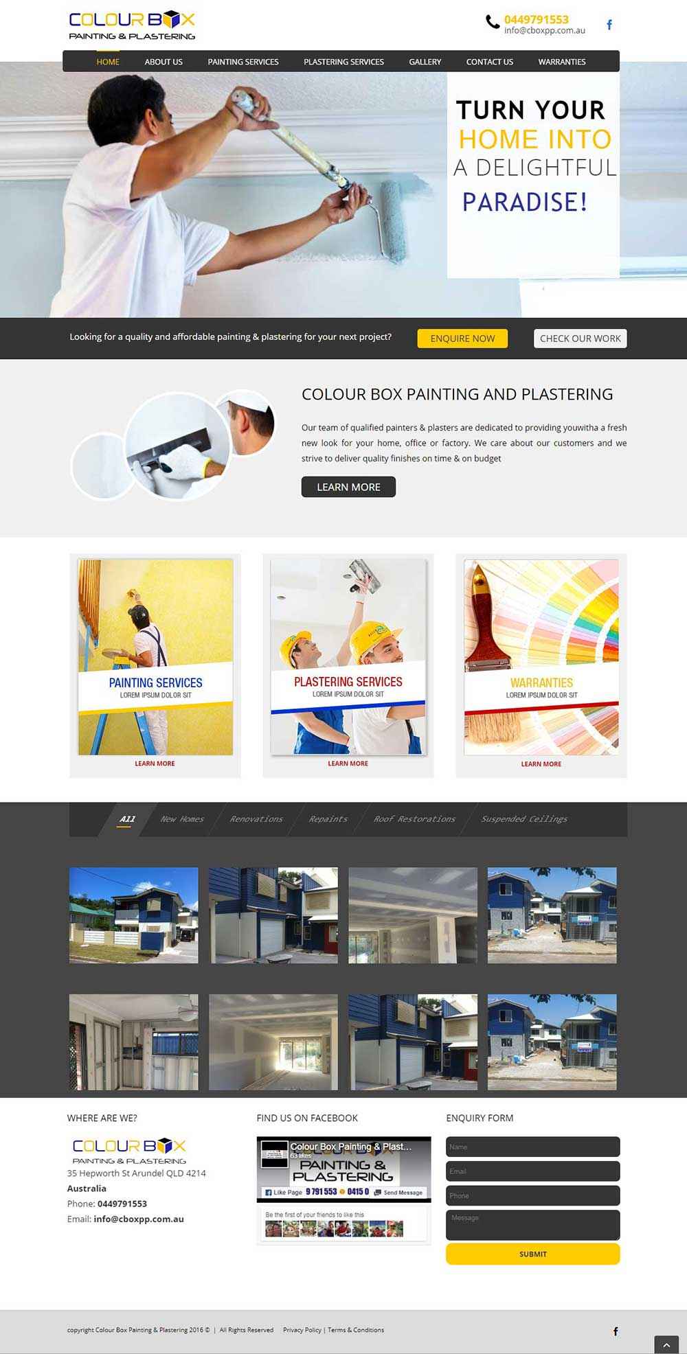 Colour Box Painting & Plastering